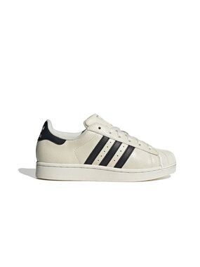 adidas - Women's Superstar II Off White Black Leather